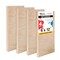 Unfinished Cradled Wood Panels for Painting, 4 Pack of 6x12 inch - Studio Birch Wooden Canvas Boards 3/4" Deep - Mixed-Media Craft, Acrylic, Oil, Encaustic, Paint Pouring Panel Board